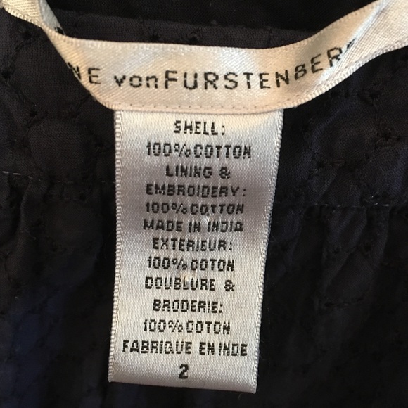 Navy fully lined dress w/ colorful Pompom detail 2 - Picture 6 of 8